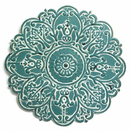 KD ESTANTERIA Small Blue Medallion Wall Decor KD3717821